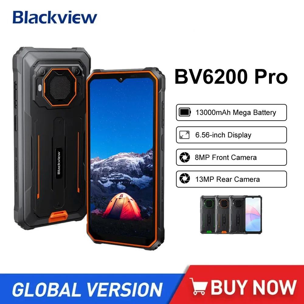 Blackview BV6200   ߰ Ʈ, ȵ̵ 13 ޴, 18W   ޴, 4GB, 6GB, 128GB, 6.56 ġ, 13000mAh